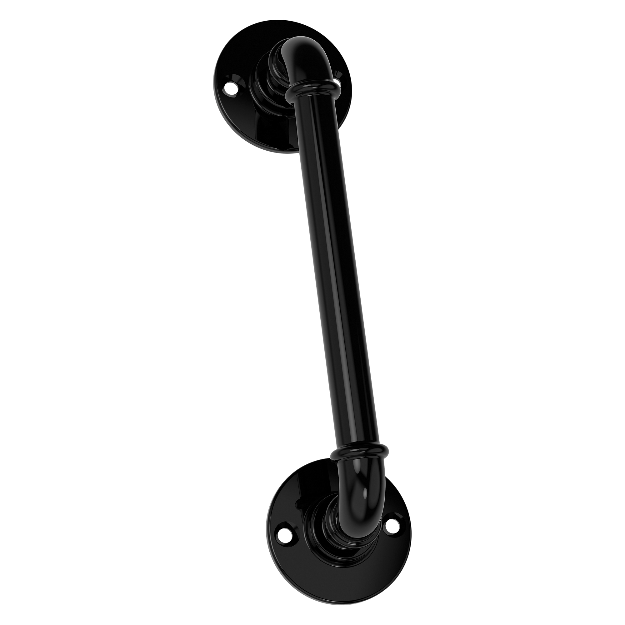 National Hardware N166-013 Industrial Pipe Handle, 10-1/2 in L Handle, Steel, Black - 2