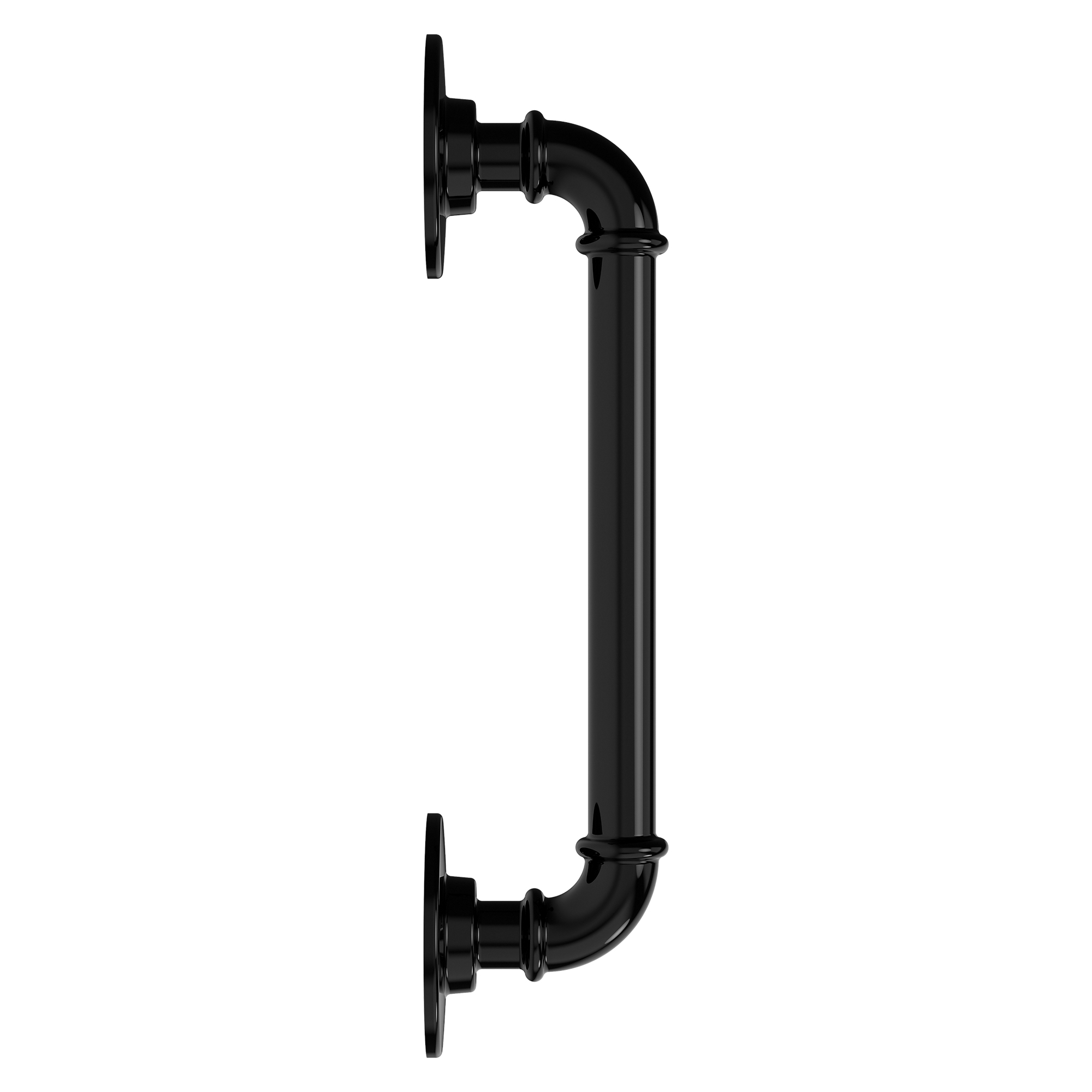 National Hardware N166-013 Industrial Pipe Handle, 10-1/2 in L Handle, Steel, Black - 3