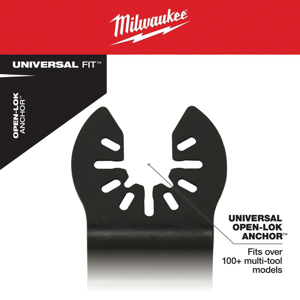 Milwaukee 49-25-1131 Blade, 1-3/8 in, 1-5/8 in D Cutting, HCS, 1/PK - 4