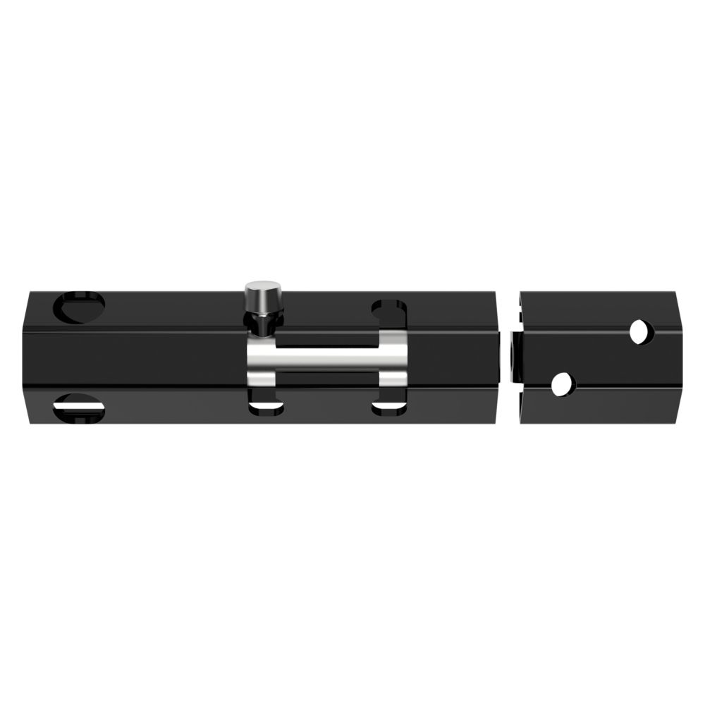 National Hardware N166-001 Lockable Security Bolt, 25/32 in Bolt Head, 6 in L, Steel - 2