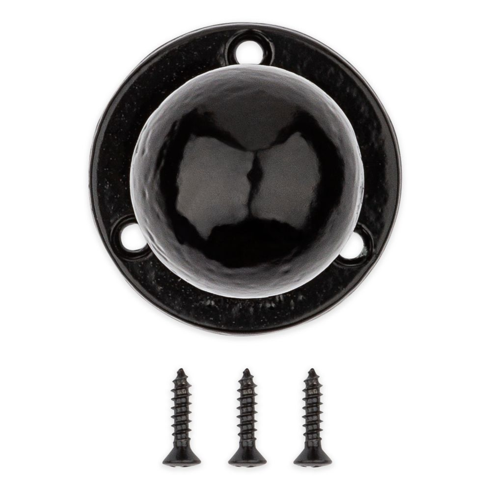 National Hardware N166-002 Pull Only Door Knob, 1-11/16 in Dia Knob, Steel - 3