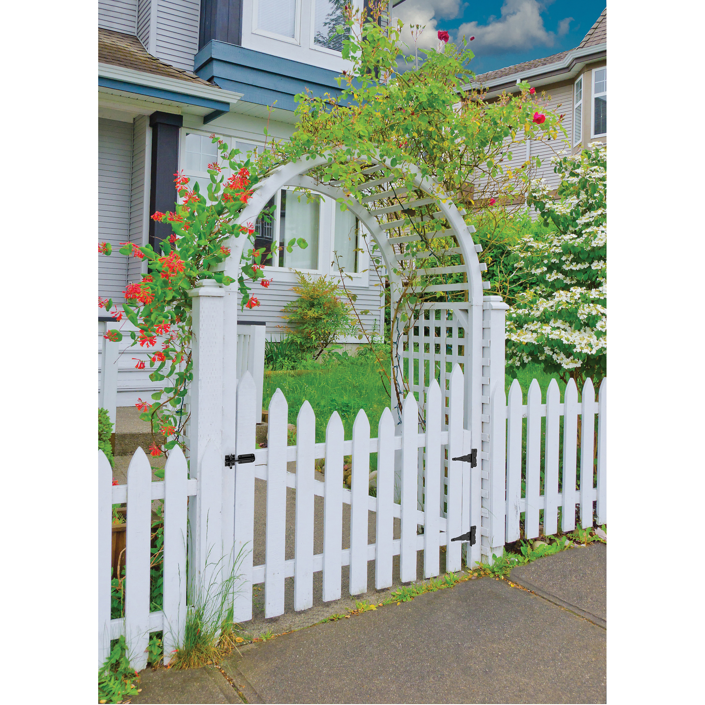 National Hardware N166-012 Decorative T-Hinge, 10 in W Gate Leaf, 1/8 in Thick Gate Leaf, 1/8 in Thick Frame Leaf, Steel - 5