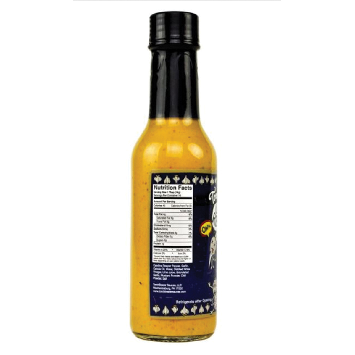 Torchbearer Sauces B07NVSW3HG Hot Sauce, Garlic Reaper Flavor, 5 oz Bottle - 2