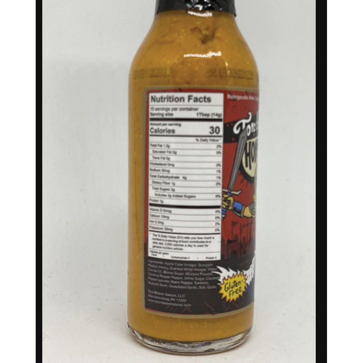 Torchbearer Sauces TBHBHM Hot Sauce, Honey Badger Flavor, 5 oz Bottle - 2