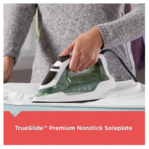 Black+Decker IR350V Easy Steam Compact Iron, 1200 W, Green, Stainless Steel - 5