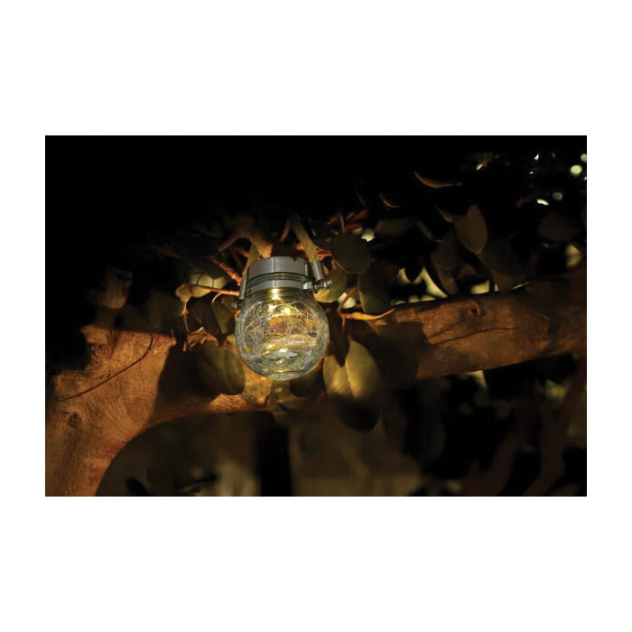 Feit Electric GLOBE5/FY/SOL/LED Fairy Jar Light, 5 in Dia Dimensions, 3000 K Color Temp - 3