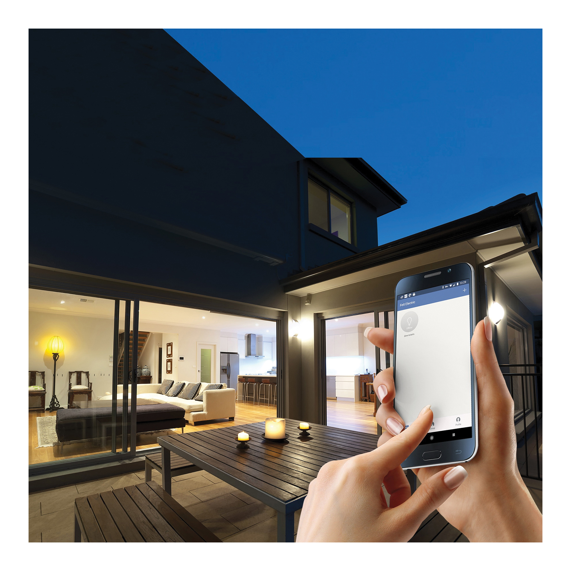 Feit Electric OM60/950CA/AG/3 Smart Bulb, 800 Lumens, 5000 K Color Temp, 60 W, E26 Lamp Base, 3/PK - 3