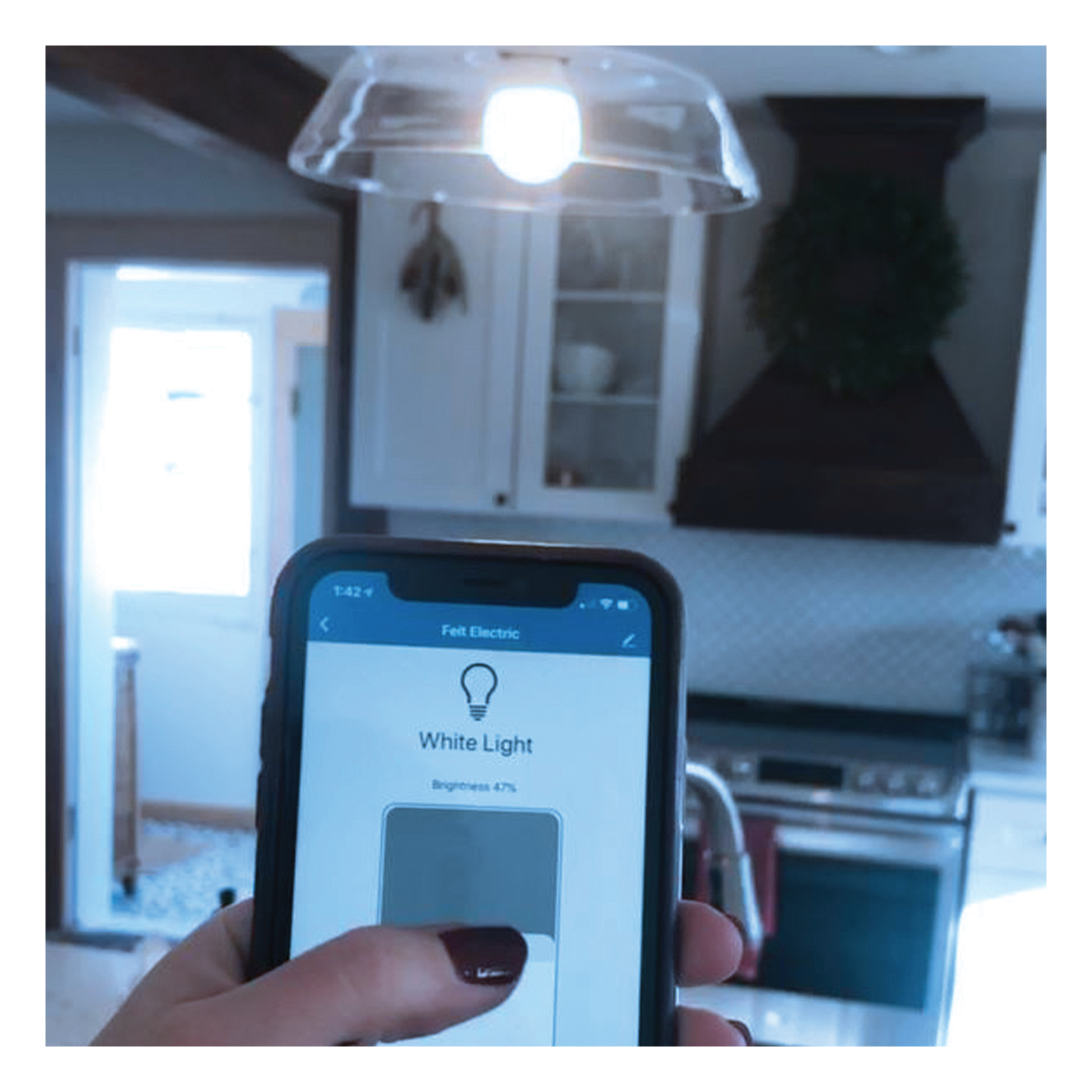 Feit Electric OM60/950CA/AG/3 Smart Bulb, 800 Lumens, 5000 K Color Temp, 60 W, E26 Lamp Base, 3/PK - 5