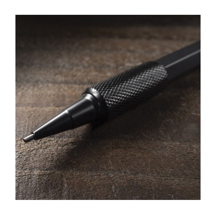 Rite in the Rain BK13 Mechanical Clicker Pencil, 1.3 x 120 mm Lead, Dark Lead, 2B Lead, ABS/PET Barrel, 6 in L, 1/PK - 2