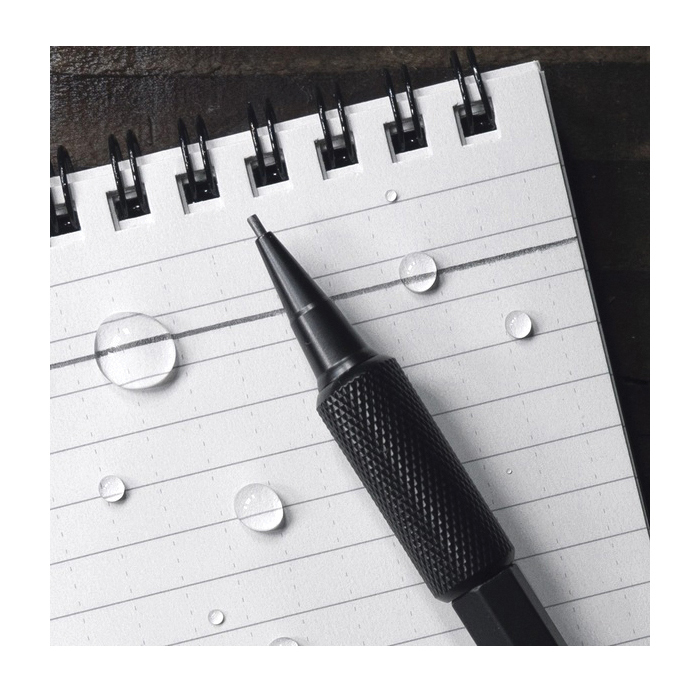 Rite in the Rain BK13 Mechanical Clicker Pencil, 1.3 x 120 mm Lead, Dark Lead, 2B Lead, ABS/PET Barrel, 6 in L, 1/PK - 3