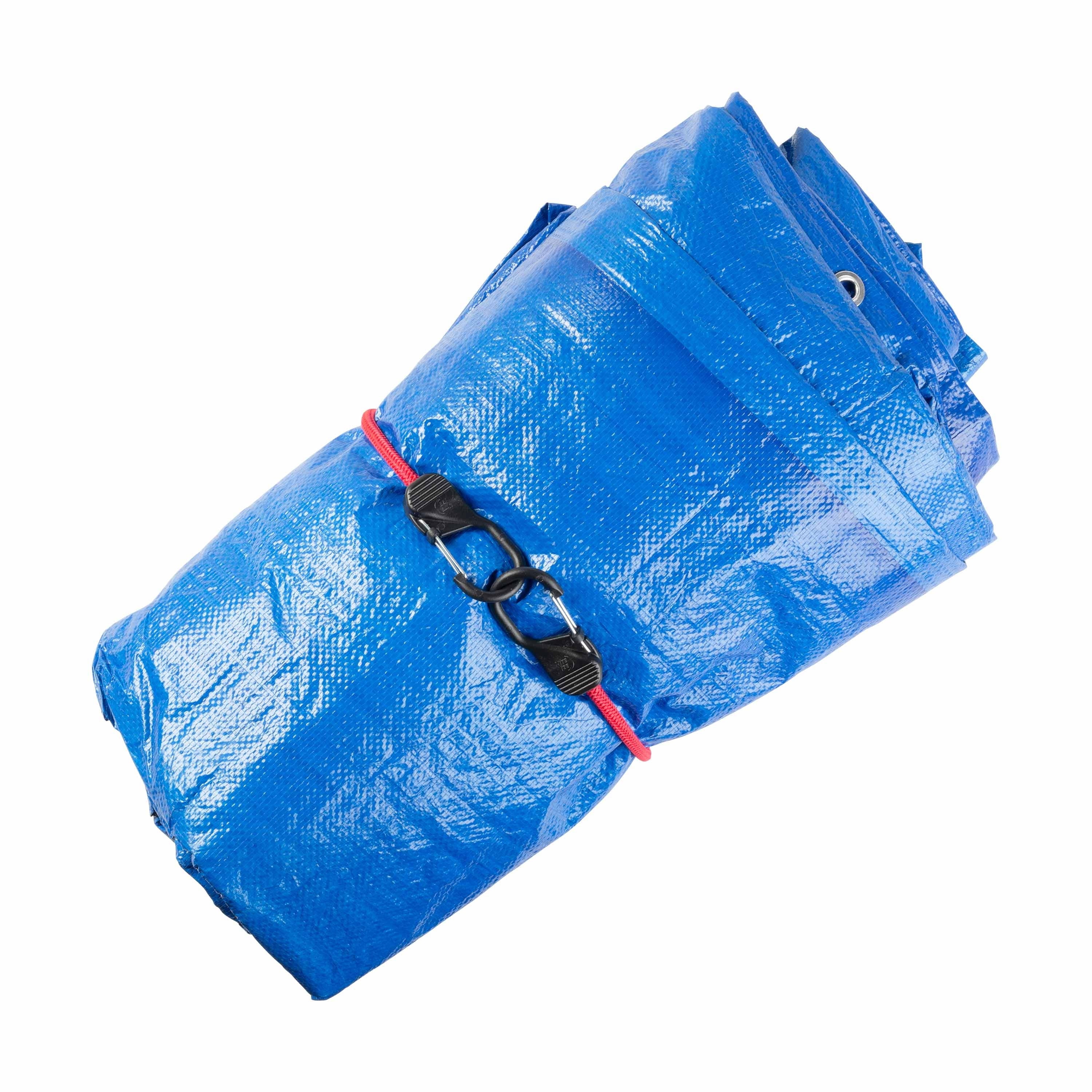 Nite Ize SlideLock BSL24-10-R3 Bungee, 8 mm Dia, 24 in L, Polypropylene, Red, Carabiner End - 4