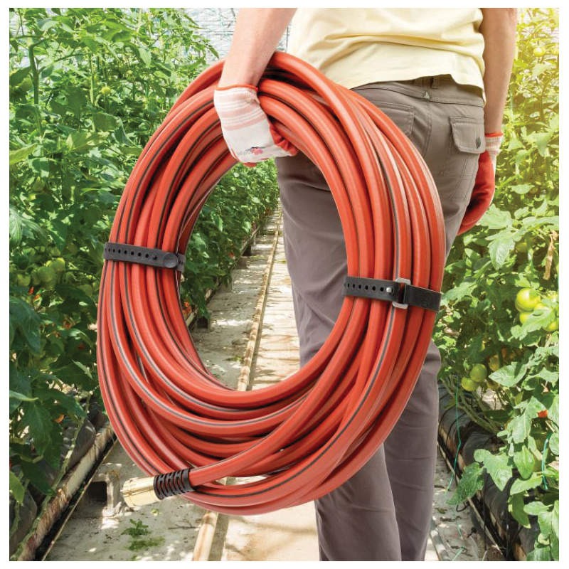 Nite Ize GearPro USS18-01-R3 Utility Strap, 0.92 in W, 18 in L, 70 lb Working Load, Aluminum/Rubber, Black - 1