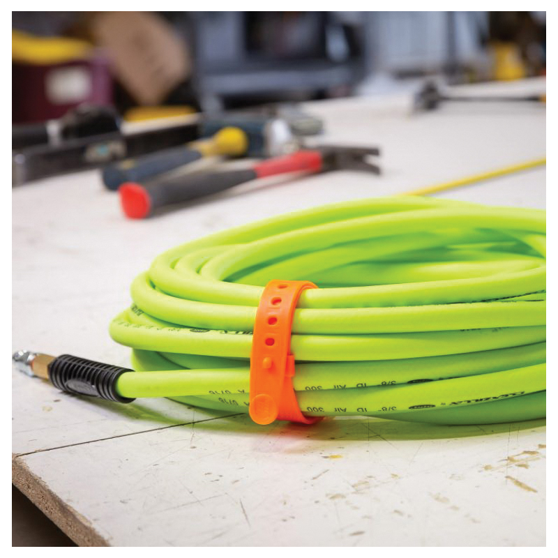 Nite Ize GearPro USS18-31-R3 Utility Strap, 0.92 in W, 18 in L, 70 lb Working Load, Aluminum/Rubber, Bright Orange - 3
