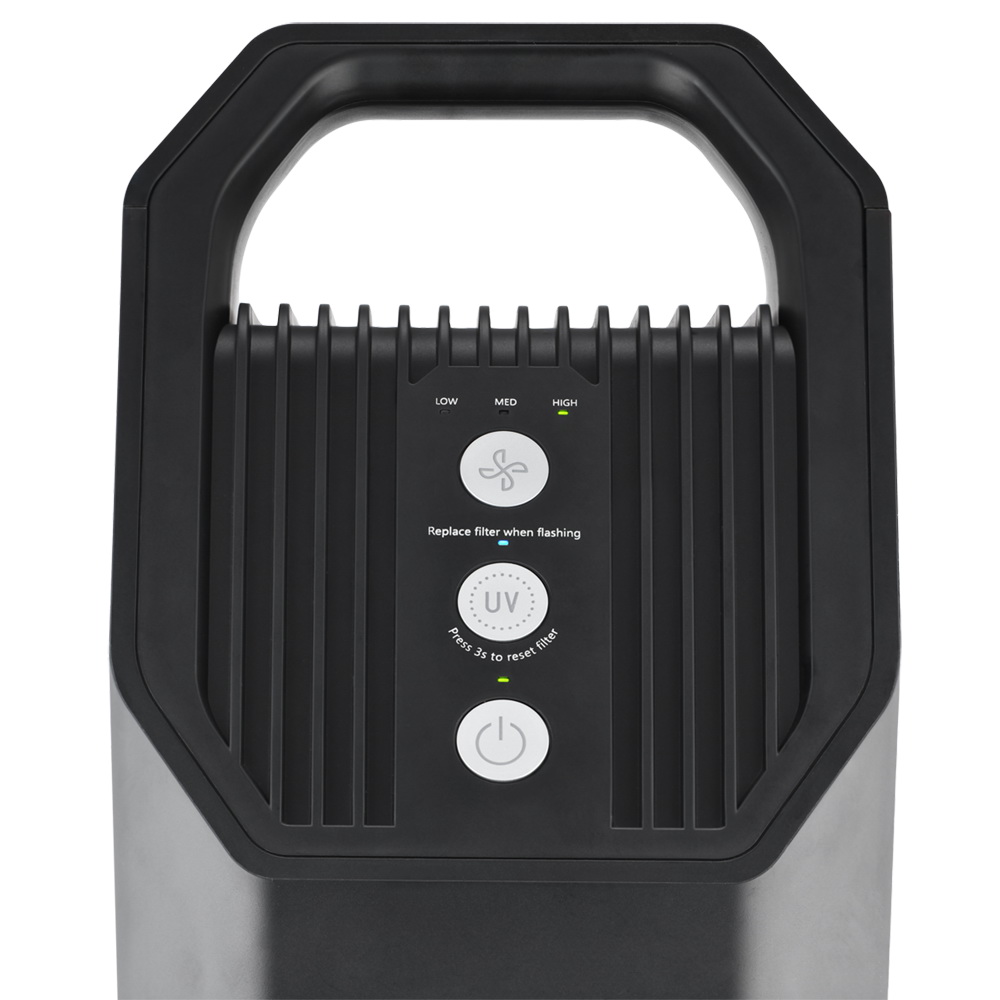 Perfect Aire 1PAPUV27 Air Purifier, HEPA Filter, 0.3 um, 222 sq-ft Coverage Area - 3
