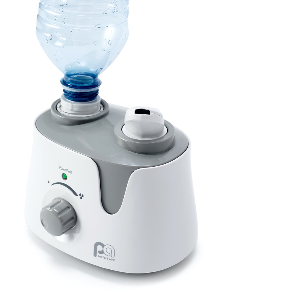 Perfect Aire PAU1 Travel Humidifier, 12 W, 53.5 sq-ft Coverage Area, 2 to 12 oz Tank, Mechanical Control - 4
