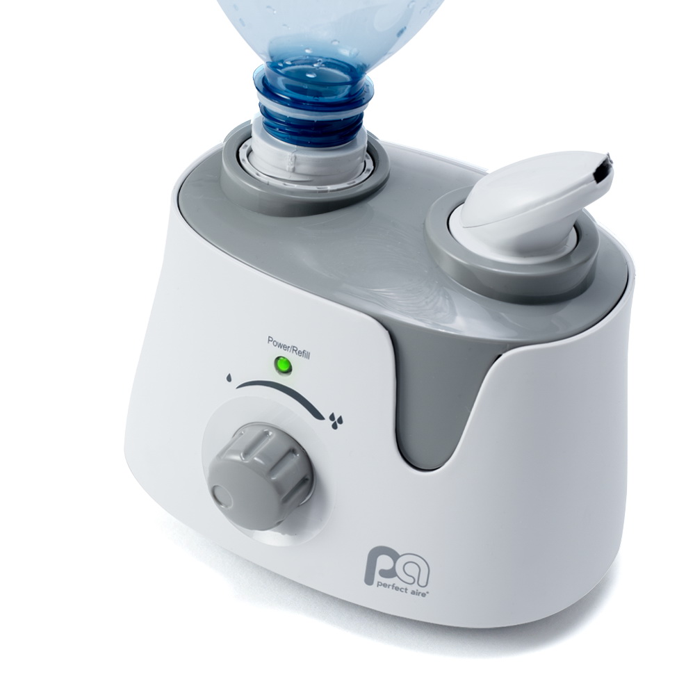 Perfect Aire PAU1 Travel Humidifier, 12 W, 53.5 sq-ft Coverage Area, 2 to 12 oz Tank, Mechanical Control - 5