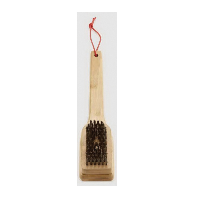 Weber 6275 Grill Brush, 12 in L Brush, Bamboo Handle - 3