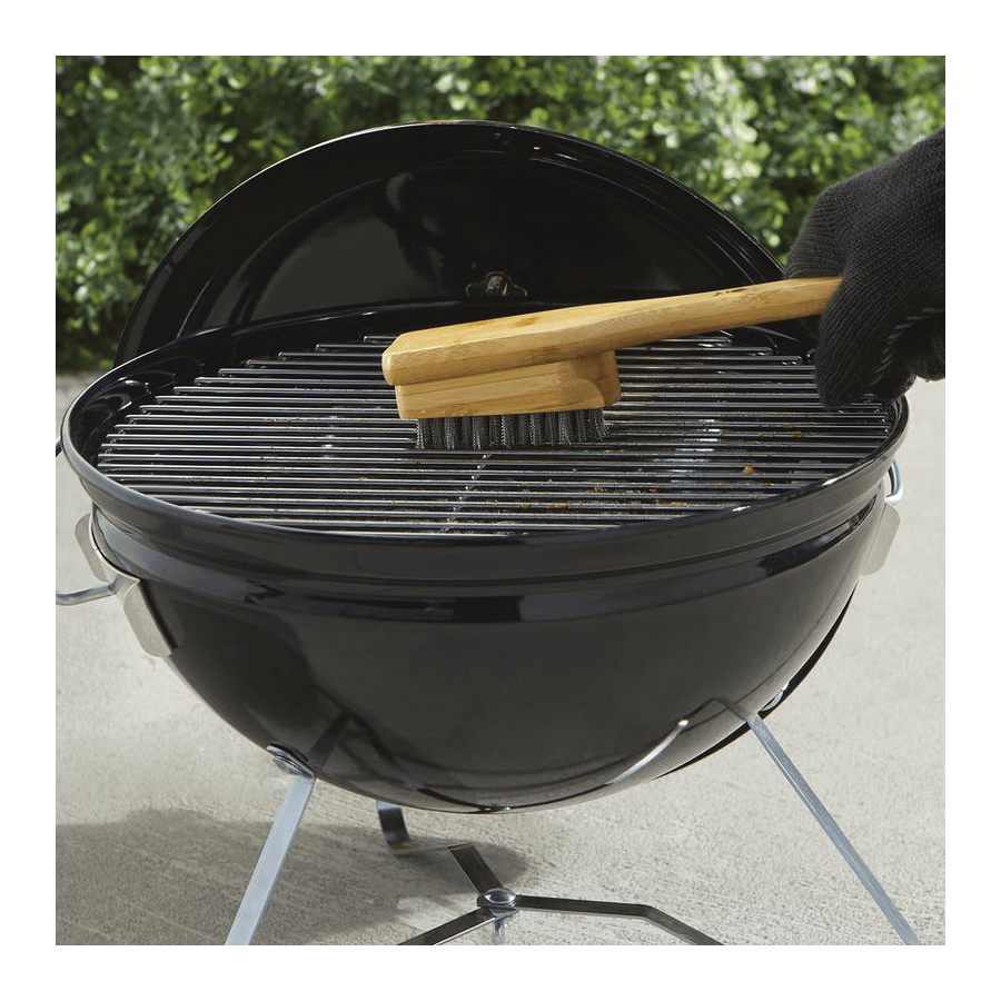 Weber 6275 Grill Brush, 12 in L Brush, Bamboo Handle - 5