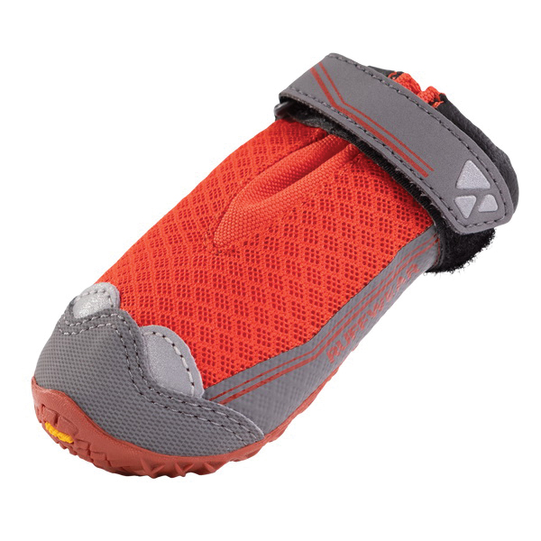 Ruffwear Grip Trex P15202-615200 Dog Boots, 2 in, Polyester/Synthetic Pigskin, Red Sumac, Hook and Loop - 3