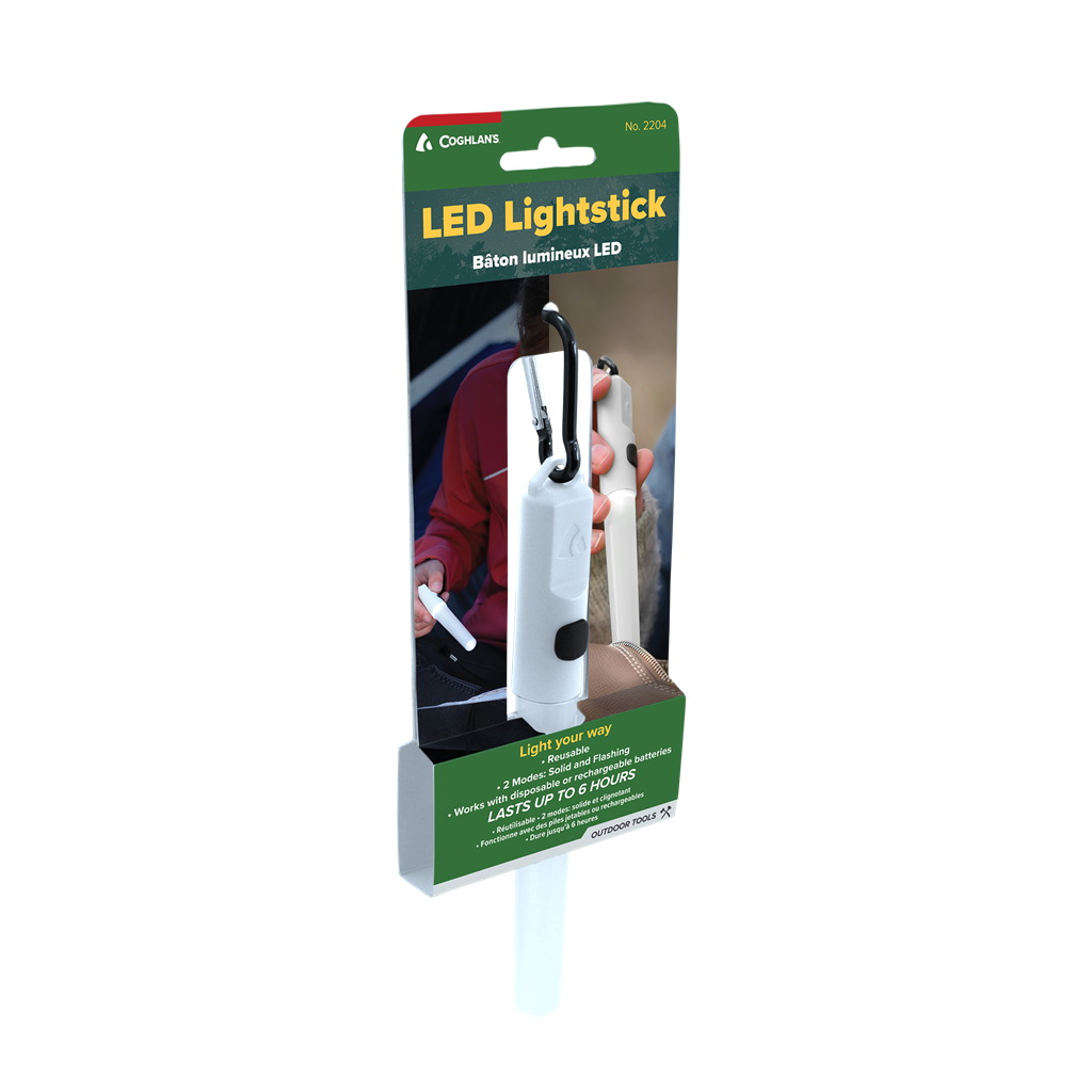 Coghlan's 2204 Light Stick, White Body, Alkaline Battery, AAA Battery, LED Lamp - 4