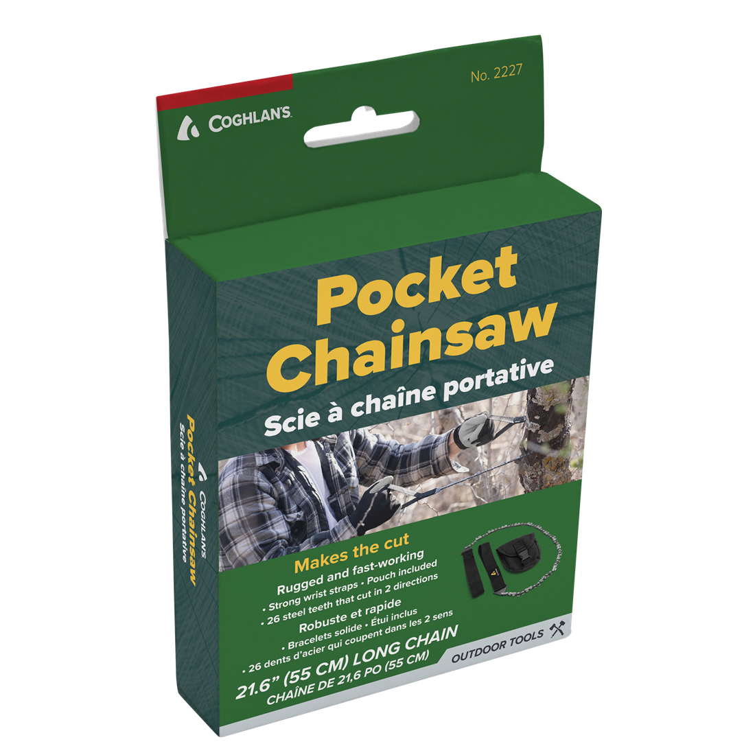 Coghlan's 2227 Pocket Chainsaw, Stainless Steel Blade, Polyester Handle, Black Handle - 5