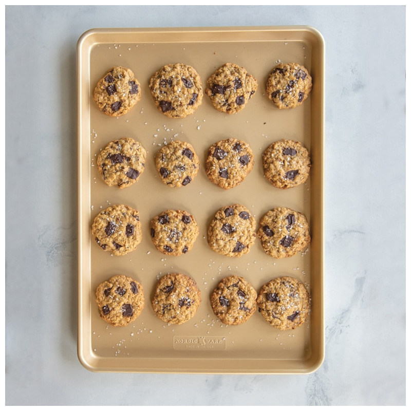 Nordic Ware Nonstick Naturals 44650 Big Sheet Baking Pan, 21 in L, 15 in W, Aluminum - 3
