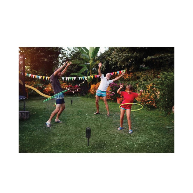 iLIVE ISBW240BDL Wireless Speaker, 60 Hz to 18 kHz, 16 W Output, v5.0 Bluetooth, 82 dB SPL, Rechargeable Battery, Black - 2