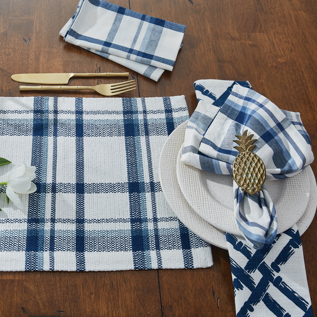 Park Designs Canton 3989-010 Place Mat, 19 in L, 13 in W - 2
