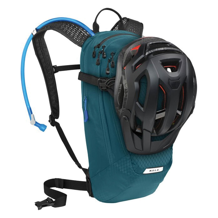 Camelbak M.U.L.E. 12 CB-2654401000 Series Hydration Pack, Black/Moroccan Blue, 18-1/2 in L, 8-1/4 in W, 100 oz Volume - 5