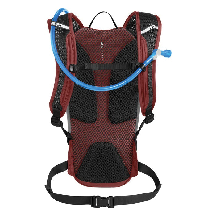 Camelbak Lobo 9 Series CB-2656601000 Hydration Pack, 70 oz Volume, Strap, Cordura, Black/Fired Brick - 4