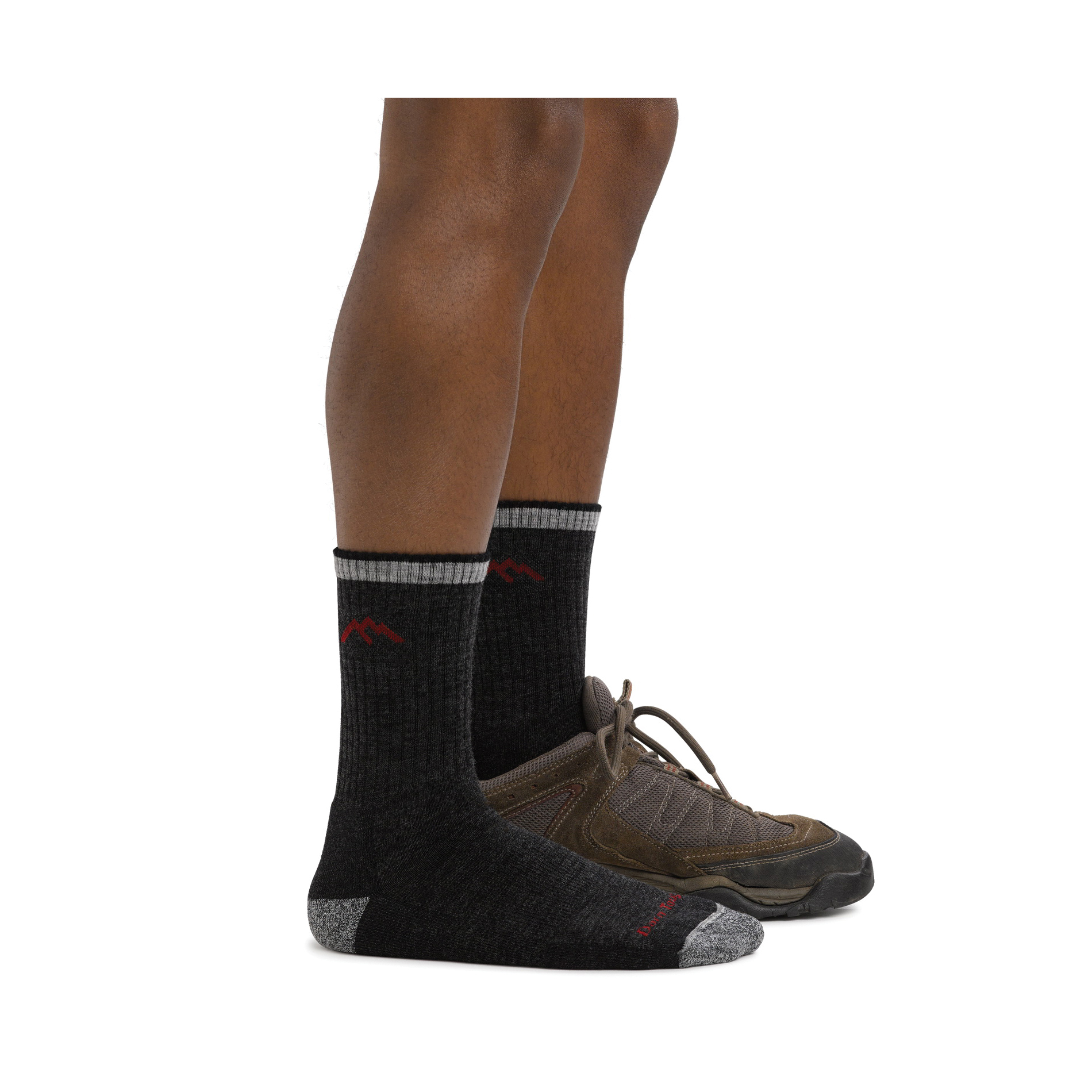 Darn Tough Hiker Series 1466-DENIM-XL Micro Crew Hiking Socks, Men's, XL, Lycra Spandex/Merino Wool/Nylon - 3