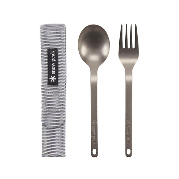 Snow Peak Titanium For and Spoon Set - 1