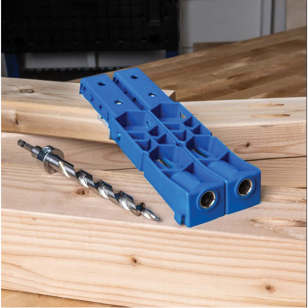 Kreg KPHJ920 Pocket Hole Jig, 1-1/2 in Clamping, 2-Guide Hole - 2