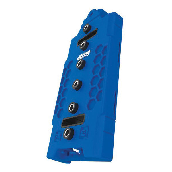 Kreg KMA3232 Shelf Pin Jig, 6-Guide Hole, For: 1/4 in Kreg Shelf Pin Jig Drill Bit, 5 mm Kreg Shelf Pin Jig Drill Bit - 2