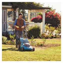 Makita LXT XML11CT1 Cordless Lawn Mower Kit, Battery Included, 5 Ah, 36 V, Lithium-Ion, 21 in W Cutting, 1-Blade - 5