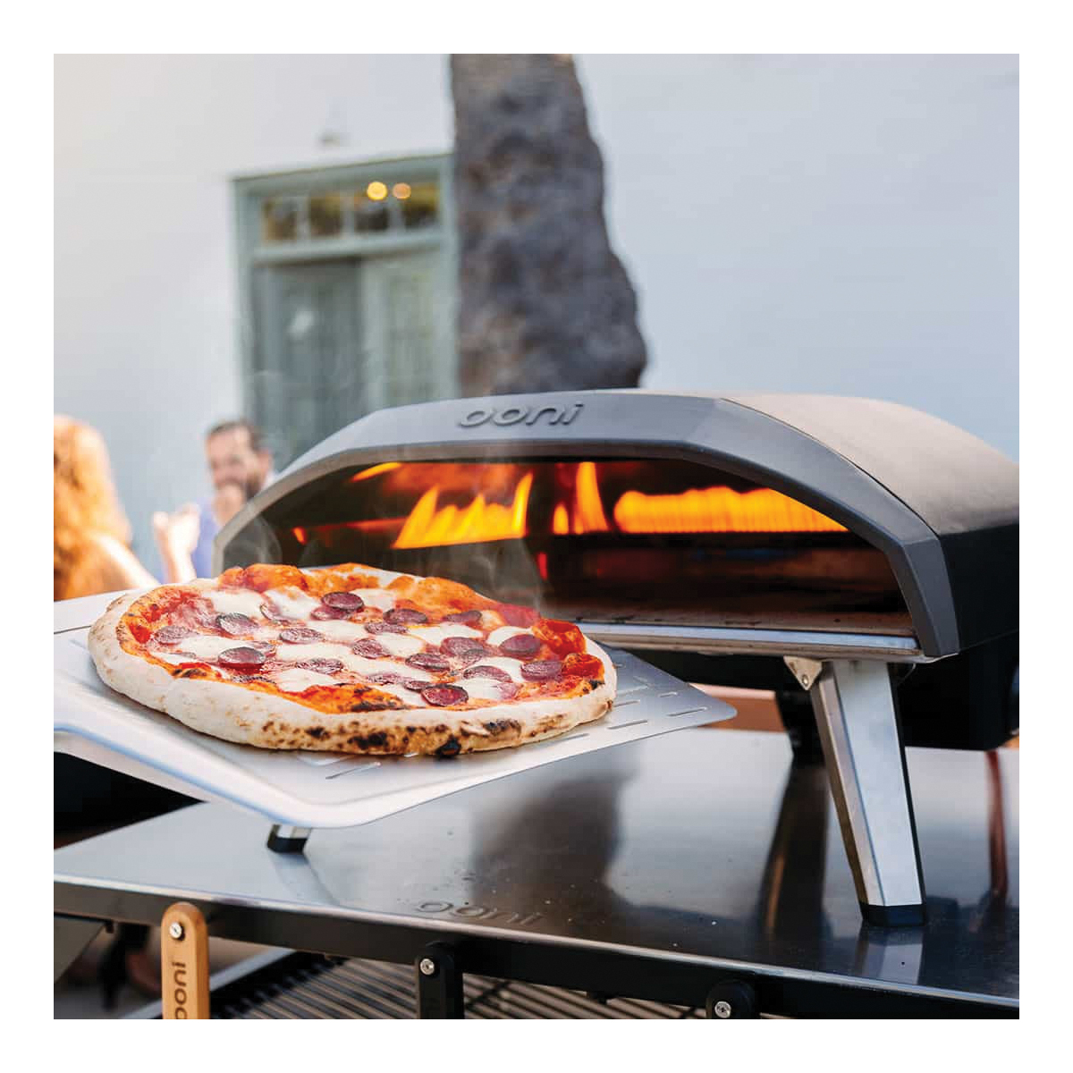 Ooni Koda 16 Series UU-P0AB00 Pizza Oven, 25 in W, 23.2 in D, 14.7 in H, Propane, 29,000 Btu, Carbon Steel, Black - 4