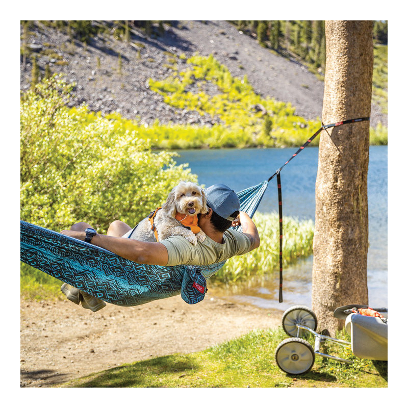 Grand Trunk TRUNKTECH TTSUMMER Double Hammock, 11 ft L, 6 ft 6 in W, 500 lb, Loop End, Diamond Ripstop Nylon, Summer - 3