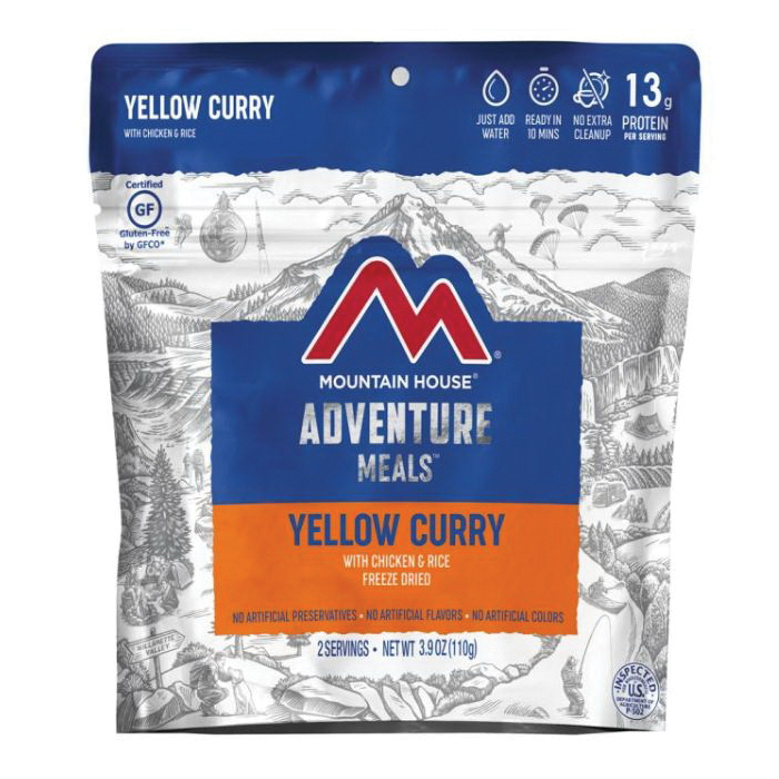 Mountain House 55177 Yellow Curry with Chicken and Rice, 4.23 oz, Pouch - 2