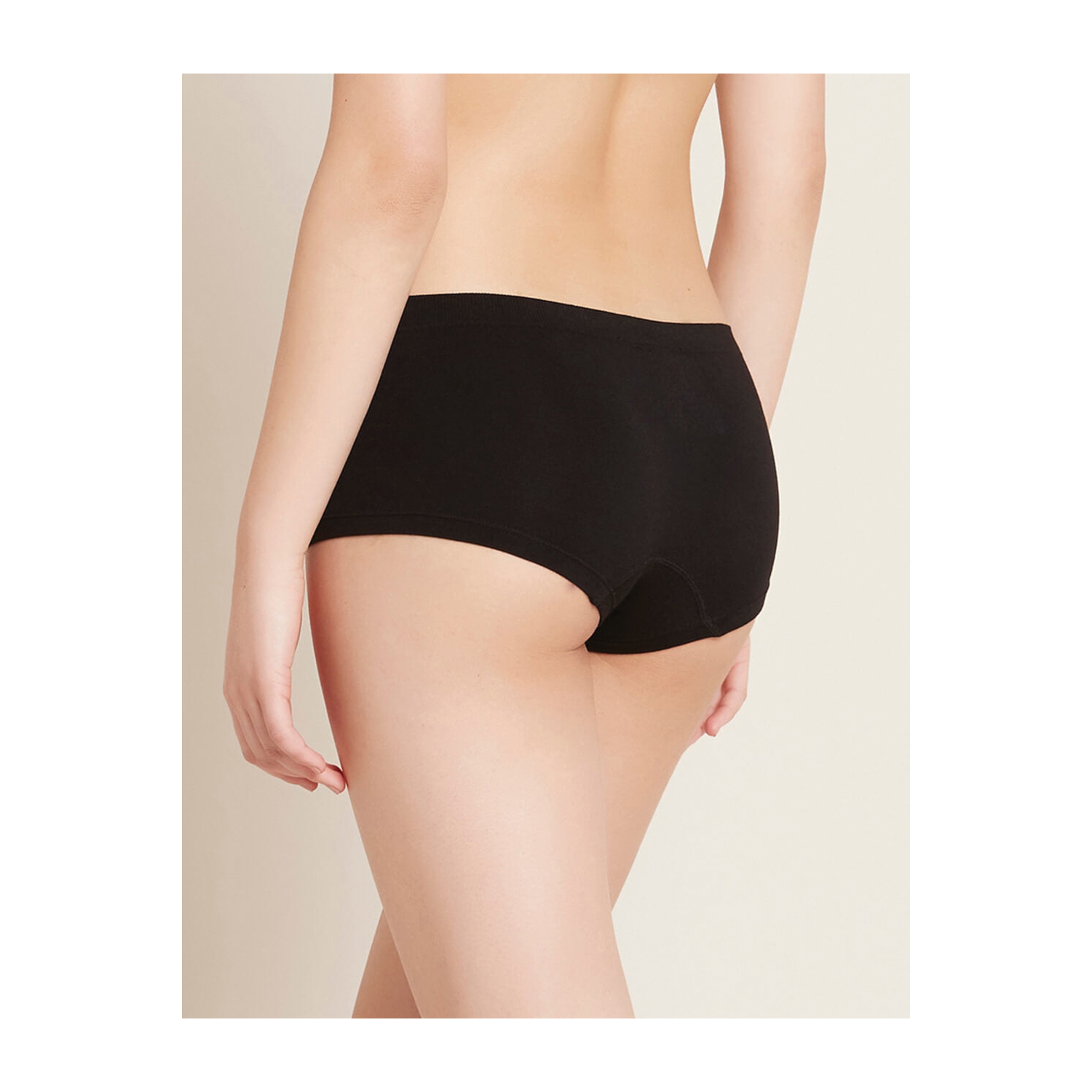 Boody BLBLL-L Boyleg Briefs, L, Bamboo Viscose/Nylon/Spandex, Black, 31 in - 2
