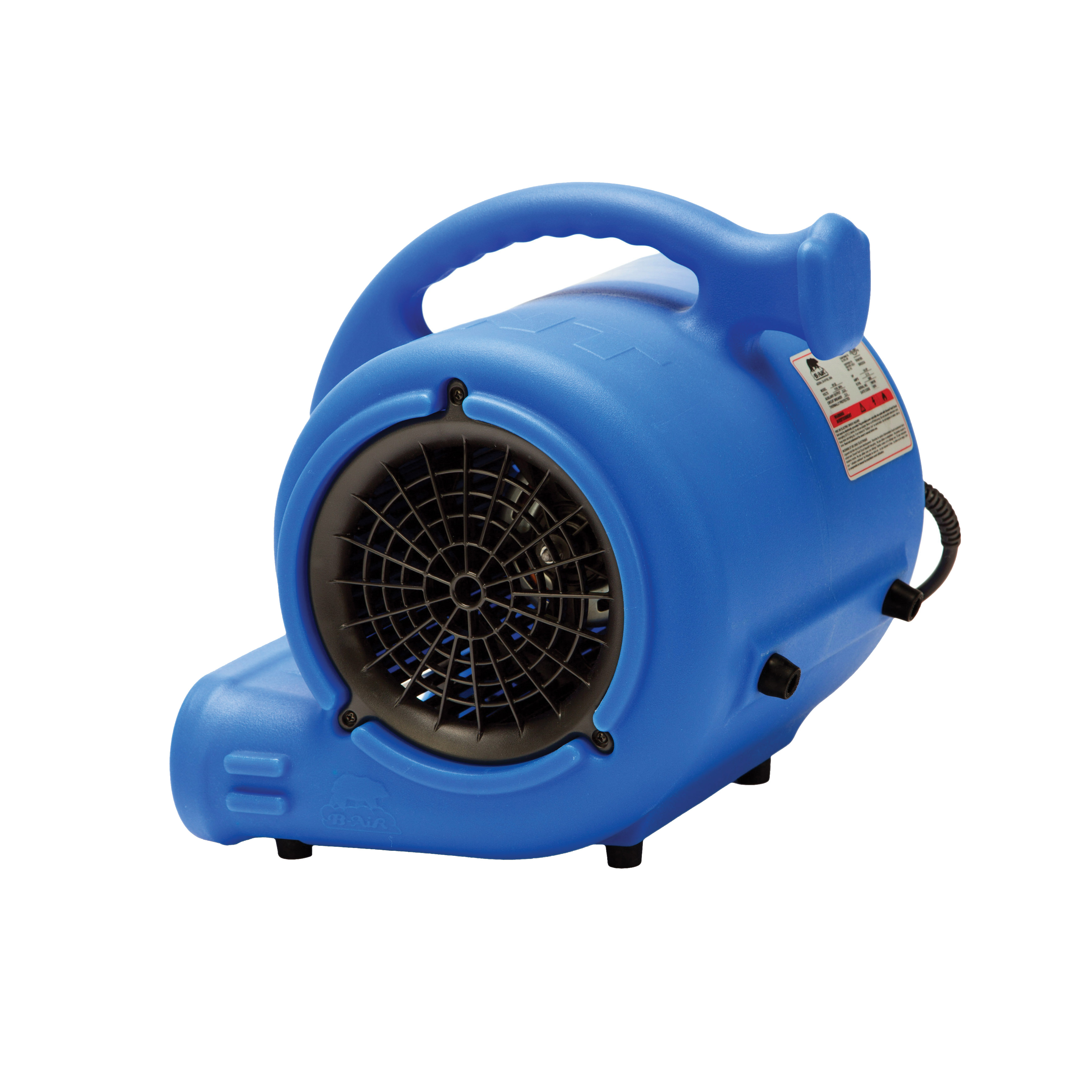 B-AiR BA-VP-25-BL Air Mover, 115 V, 1/4 hp Motor, 900 cfm Air, Blue - 5