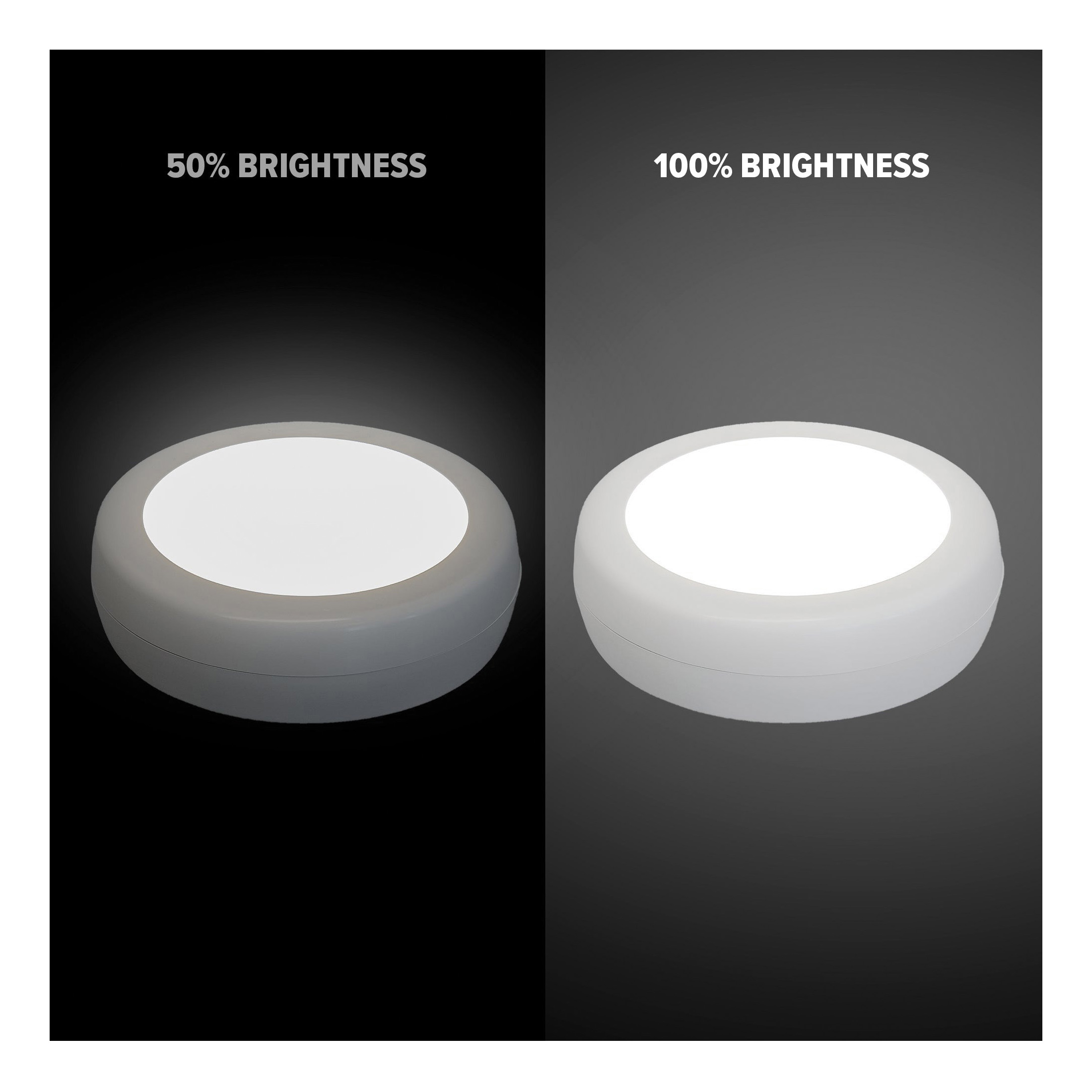 Westek BL-PCCT-W3 Series Adjustable Puck Light, 3.37 in Dia, AA Battery, LED Lamp, 80 Lumens, White, 3/CD - 3