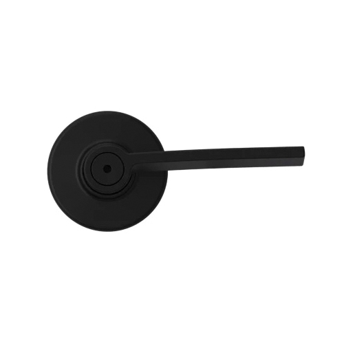 Kwikset Ladera Series 300LRL RDT 514 CP Privacy Lockset, Lever Handle, Matte, Zinc, Black, Yes, Left, Right Hand - 4