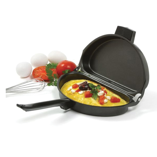 Norpro 665 Omelet Pan with Poacher, 9 in Dia, Steel, Non-Stick: Yes - 3