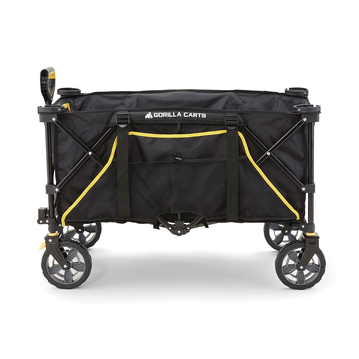 Gorilla Carts GCSW-7P Folding Utility Wagon with Oversized Bed, 40 in OAL, 23 in OAW, 39-1/2 in OAH - 3