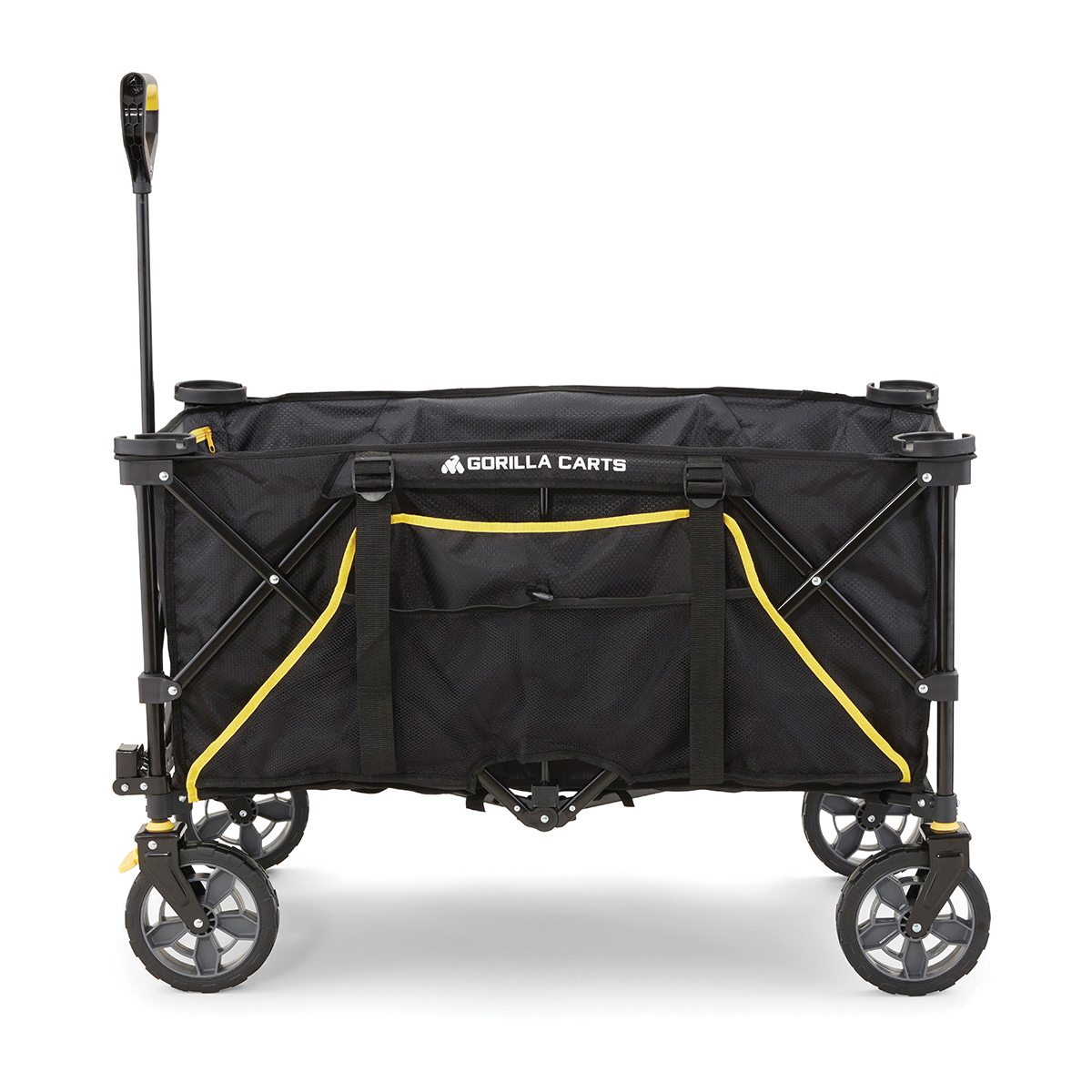 Gorilla Carts GCSW-7P Folding Utility Wagon with Oversized Bed, 40 in OAL, 23 in OAW, 39-1/2 in OAH - 4