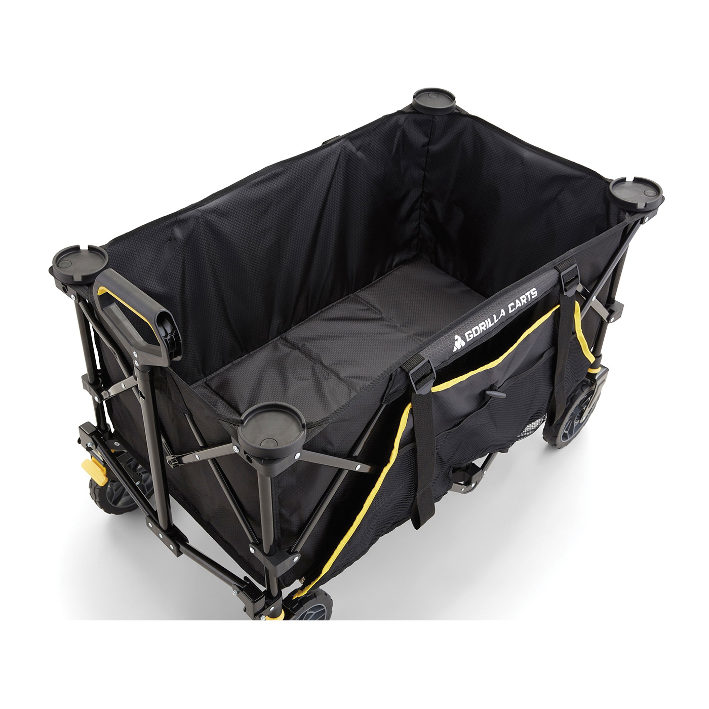 Gorilla Carts GCSW-7P Folding Utility Wagon with Oversized Bed, 40 in OAL, 23 in OAW, 39-1/2 in OAH - 5