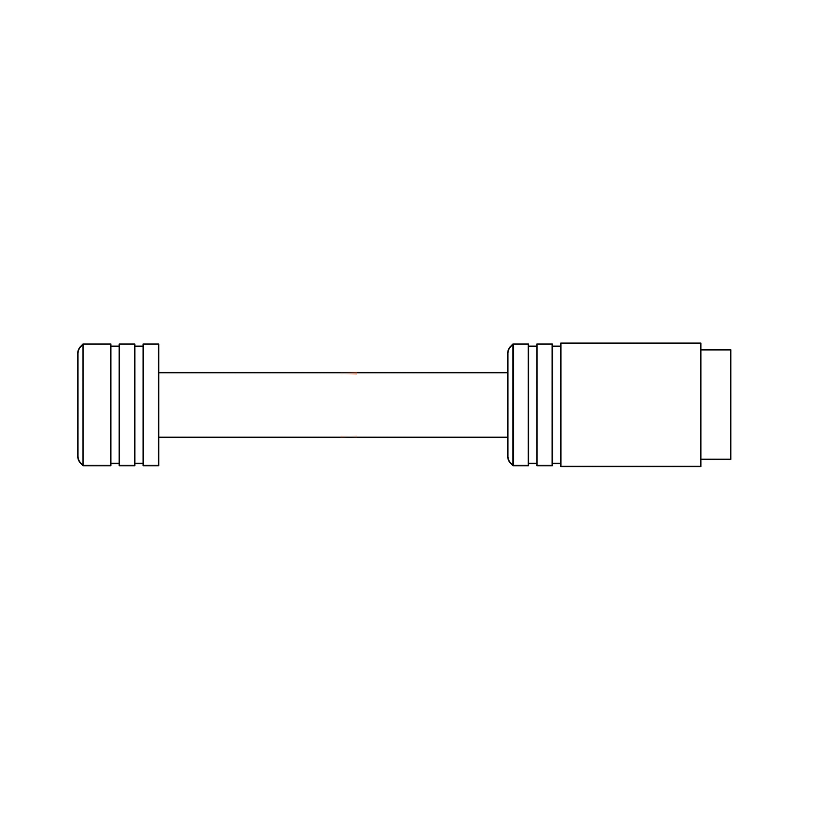 Curt 23515 Receiver Lock, 5/8 in Dia Shackle, For: 2 in Receiver Tube, Hitch Lock, Carbon Steel, Chrome - 2