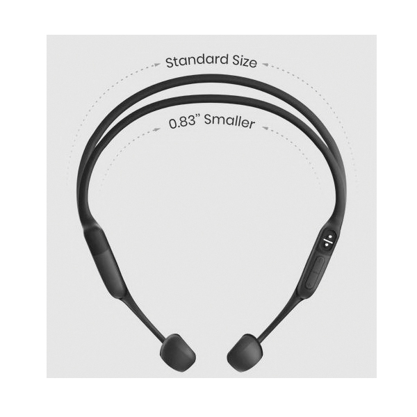 Aftershokz OpenRun Series S803STBKUS Headphone, 20 Hz to 20 KHz, 5.1 Bluetooth, Lithium Polymer Battery, Black - 2