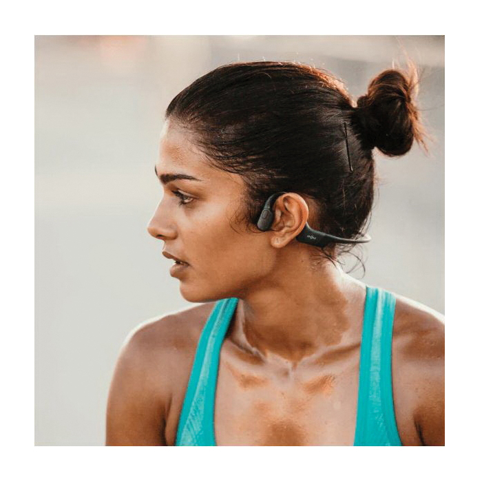 Aftershokz OpenRun Series S803STBKUS Headphone, 20 Hz to 20 KHz, 5.1 Bluetooth, Lithium Polymer Battery, Black - 5