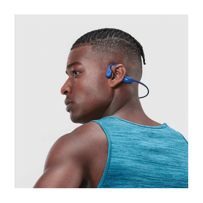 Aftershokz OpenRun Series S803STBLUS Headphone, 20 Hz to 20 KHz, 5.1 Bluetooth, Lithium Polymer Battery, Blue - 5
